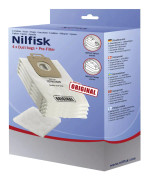 NILFISK 107407639 Dammsugarpåsar, syntetfiber, 1x4st.