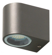 Bastia Vägglampa Alu 230V Grå