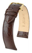 CROCOGRAIN Calf Leather Brown L - 22 mm