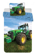 Carbotex Grön traktor - Påslakanset Junior 100Ã-135 cm