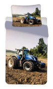 Carbotex Blå traktor - Påslakanset Junior 100Ã-135 cm