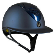 OneK MIPS Avance Matte Glossy Top Swarovski Ridhjälm Bred Solskärm Marin - Marin - Skal storlek 1 (51-56 cm)
