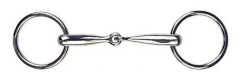 HKM Tvådelat Bett Lösa Ringar 12 mm tjockt - 9,5 cm