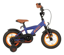 AMIGO Amigo - Barncykel - Explorer 12 Tum 20 Cm Fotbroms BlÅ/Orange