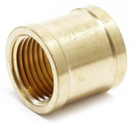 Muff mässing 19,17mm (1/2")
