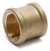 Muff mässing med 24,66 mm (3/4")