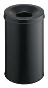 Papirkurv brandsikker Durable SAFE 30 sort metal
