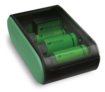 GP Batteries ReCyko B631, Nickel-metallhydrid (NiMH), 9V, AA, AAA, C