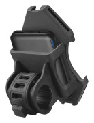 Celly - Power bank/bike holder - 5000 mAh - 2.1 A (2 x USB) - svart