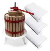 Fruktpress 30 liter 3 st tygpåse