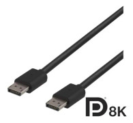 Deltaco Kabel DisplayPort 1.4 3 m svart