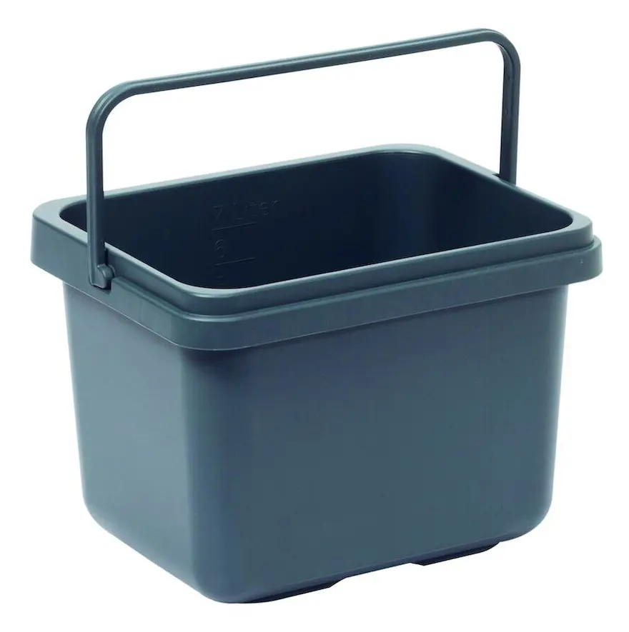 Spand TASKI 7 ltr med hank Grå,1 Stk