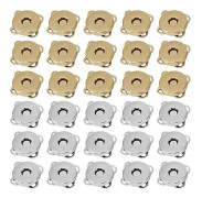 50 st magnetiska tryckknappar magnetiska knappar väska tryckknappar spännen klädtillbehör blandade färger Blandade färger 1 Assorted Color 1