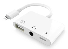 ##/Lightning USB OTG-ljudadapter 3-i-1 USB-läsare Adapter USB-adapter##/