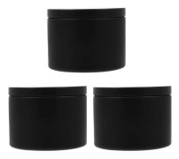 3pcs Reusable Candle Jars Metal Candle Containers Empty Candle Jars Practical Candle Containers