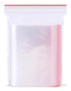100pcs Small Transparent Resealable Jewelry Storage Bags