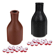 2 Sets Dice Pool Bottle Plastic Billiard Pocket Billiards Number Snooker Pea