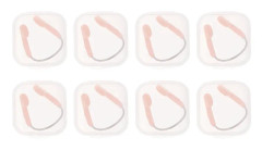 Water Nose Plugs Swimming Supply Nose Clip Boxed Simple Rubber and Steel Wire Baby Child