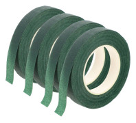 4 Pcs Floral Tape Flower for Bouquets Green Flowers Arrangement Tapes Stem Wraps