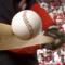 Vit PVC-baseball för träning och träning, 9 tum