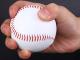 Vit PVC-baseball för träning och träning, 9 tum