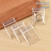 100st självförslutande påse Zip Lock påsar 100ST 4X6CM 100ST 4X6CM