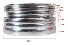 13M Bil Krom Body Strip Stötfångare Autodörr Fönster Skyddslister Styling Flexibelt klistermärke 6MM 8MM 12MM 15MM 20MM 30MM
