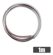 1 rulle Universal bil krom skydd Hjul Fälg Kollisionslister Gallerklämmor ABS Auto Exteriör Dekoration För bmw f30
