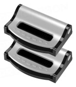 2 st/set Universal bilbälte Clips Säkerhetsjusterbar Auto Stopper Spänne Plast Clip Interiör Bilkaross tillbehör