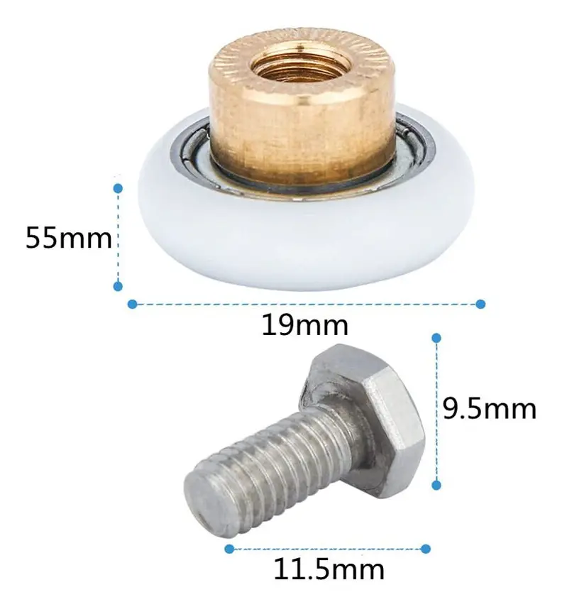 Set med 2 snabbkopplingar för trädgårdsslang med 16mm ventil