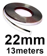 13M Bil Krom Body Strip Stötfångare Autodörr Fönster Skyddslister Styling Flexibelt klistermärke 6MM 8MM 12MM 15MM 20MM 30MM