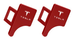Ny bil Säkerhetsbälte Säkerhetsbältesskydd Fordonsspänne Klämma Säkerhetsbältesklämma För Tesla modell 3 modell X Y stil Roadster Tillbehör
