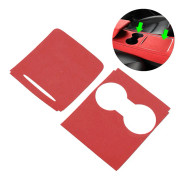 Mocka Frabic Trims för Tesla Model 3/Y 2021 2022 Inredning Central konsol Patches Wrap Kit Dekordekal