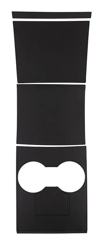 För Tesla Model 3 17-20 Carbon Fiber ABS Central Kontrollpanel Skyddspatch central Tillbehör