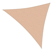 Skuggduk triangel 3,6m x 3,6m x 3,6m - sand