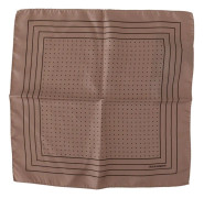 Dolce & Gabbana Elegant Silk Dot Pocket Square