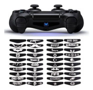 Stickers x40 för PlayStation 4 PS4 Controller LED Luminous Bar Skin Stickers Återanvändbara