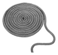 10mm x 4m Grafit Impregnerad Glasfiber Skorstens Tätningsrep Ersättning för Spisar Eldstäder
