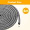 10mm x 4m Grafit Impregnerad Glasfiber Skorstens Tätningsrep Ersättning för Spisar Eldstäder