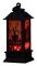 Halloween Tema LED Ljus Retro Fyrkantig Lykta Hängande Ornament för Hem Trädgård Dekoration 3