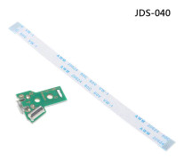 USB-laddningsportuttag Kretskort 12-stift Jds 011 030 040 För Ps4-kontroller Hfmqv JDS-030