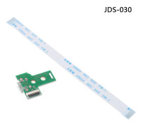 USB-laddningsportuttag Kretskort 12-pin Jds 011 030 040 För Ps4-kontroller Hfmqv JDS-011