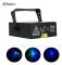 DMX512 Scenljus, 1000mW RGB, Fullfärgseffekter & Flera Kontrolllägen,lampa 1W RGB, EU-kontakt