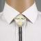 Cowboy Western Tie Bolo Tie för män Vintage Shield med hand