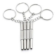 Styck Glasögonskruvmejsel, Mini 3 i 1 Glasögonskruvmejsel Optiker, Liten Klockskruvmejsel, Fickreparationssats för Solglasögon, Klockor, Liten Platt