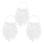 Tomteluvor Tomte skägg och Tomteperuk Juldekorationer Julhatt Skägg och Peruk Set för Vuxna Familjefestgåvor Fancy Novelty Kostymklänning