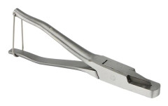V-formad öronmärkstång i rostfritt stål för identifiering och märkning av gris - Farm Tool(Silver)