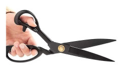 Vänsterhänt sömnad sax för att klippa tyg läder kläder och papper Professionell skräddarsydd sax 25,5 cm