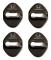 4st Dörrlås Dekoration Skydd Lock Emblem fodral för Mugen Power Honda Civic Accord CRV Hrv Jazz Tillbehör Bil Styling| |