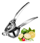 Premium citronpress, stor kraftig handhållen citruspress för citron, rostfritt stål handpress citruspress, limepress barverktyg